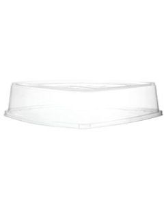 Eco-Products Regalia Sugarcane Tray Lids, 16in x 16in, Clear, Pack Of 50 Lids