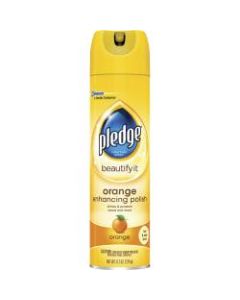 Pledge Beautify Orange Polish - Ready-To-Use Spray - Orange Scent - 1 Each - Multi