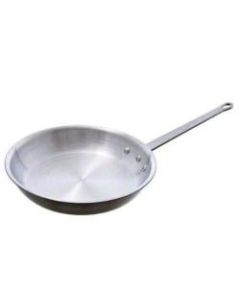 Update International Aluminum Frying Pan, 12in, Silver