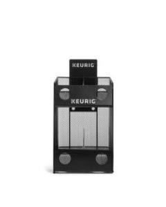 Keurig Mesh 4-Sleeve K-Cup Pod Storage Rack, 12 1/8inH x 9 7/16inW x 14 3/16inD, Black