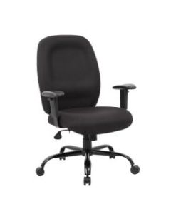 Boss Office Products Heavy-Duty Fabric Task Chair, Black
