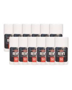Ergodyne KREW-d 6354 SPF 50 Sunscreen Sticks, 1.5 Oz, Case Of 12 Sticks