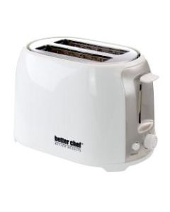 Better Chef 2-Slice Toaster, Extra-Wide-Slot, White