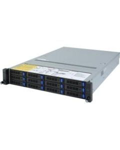 Gigabyte R272-Z30 Barebone System - 2U Rack-mountable - AMD - Socket SP3  - 128 GB DDR4 SDRAM DDR4-3200/PC4-25600 Maximum RAM Support - 16 Total Memory Slots - ASPEED AST2500 Integrated - 12 3.5in Bays - 2 2.5in Bays   - 6 USB 3.0 Ports - 2 x 800 W