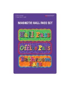 Dowling Magnets Magnetic Hall Pass Sets, Multicolor, Pack of 2