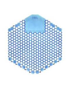 Fresh Products Wave 3-D Urinal Screens, 7in, Cotton Blossom Scent, Blue, Pack Of 60 Urinal Screens