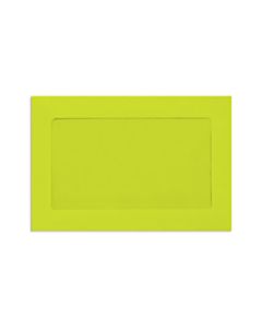 LUX #6 1/2 Full-Face Window Envelopes, Middle Window, Gummed Seal, Wasabi, Pack Of 500