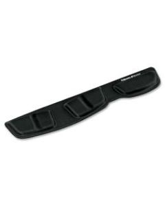 Fellowes Keyboard Palm Support with Microban Protection - 0.6in x 18.3in x 3.4in Dimension - Black - Memory Foam, Jersey Cover