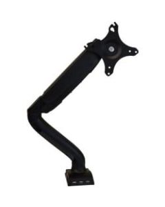 Uncaged Ergonomics Single Computer Monitor Arm With USB Ports, Universal VESA Mount Ergonomic Screen Holder Riser