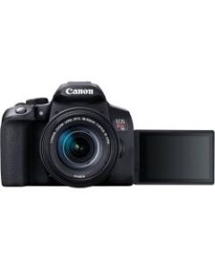 Canon EOS Rebel T8i 24.1 Megapixel Digital SLR Camera with Lens - 18 mm - 55 mm - Autofocus - 3in Touchscreen LCD - SLR Viewfinder - 3.1x Optical Zoom - Digital (IS) - 6000 x 4000 Image - 3840 x 2160 Video - HD Movie Mode - Wireless LAN - GPS