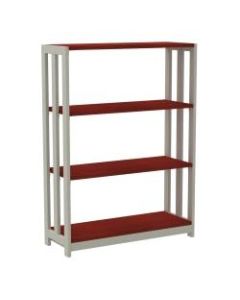 Linea Italia, Inc 43inH 3-Tier Bookshelf, Cherry