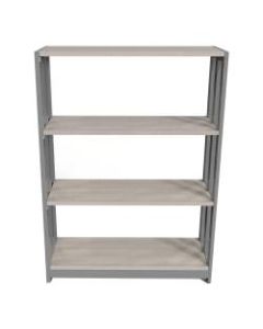 Linea Italia, Inc 43inH 3-Tier Bookshelf, Ash