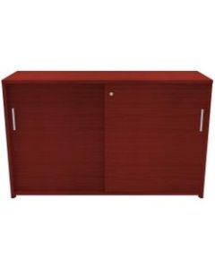 Linea Italia, Inc 47inW Credenza Storage Cabinet, Cherry