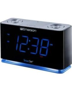 Emerson SmartSet CKS1507 Clock Radio - 2 x Alarm - FM - USB