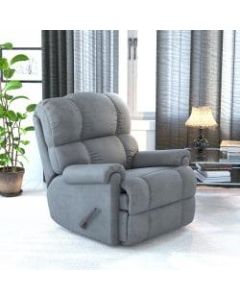 Flash Furniture Microfiber Rocker Recliner, Sierra Graphite