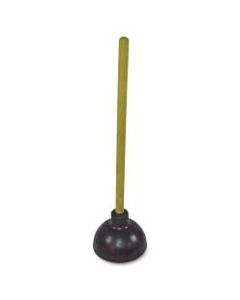 Genuine Joe Value Plus Plunger - 5.75in Cup Diameter - 23in Length - Yellow