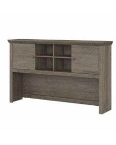 Bush Furniture Yorktown 60inW Desk Hutch, Restored Gray, Standard Delivery