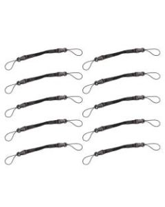 Ergodyne Squids 3136 Barcode Scanner Adaptor Straps, Black, Set Of 10 Straps