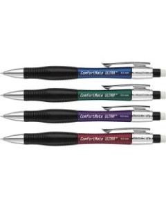 Paper Mate Comfortmate Ultra Mechanical Pencils, #2 Lead, 0.5 mm, Refillable, Assorted Lead, Assorted Barrel Colors