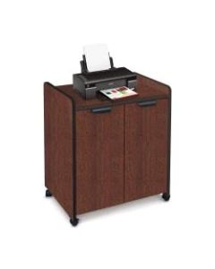 Mayline Laminate Utility Cabinet, Mahogany