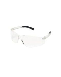 Crews BearKat Safety Glasses, Wraparound, Black Frame/Clear Lens