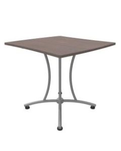 Linea Italia, Inc Square Coffee Table, 30inH x 33inW x 31inD, Gray/Mocha
