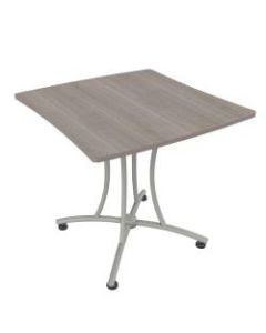Linea Italia, Inc Square Coffee Table, 30inH x 33inW x 31inD, Gray/Ash