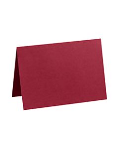 LUX Folded Cards, A6, 4 5/8in x 6 1/4in, Garnet Red, Pack Of 50