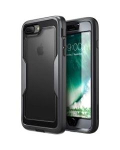 i-Blason Magma Carrying Case (Holster) Apple iPhone 8 Plus Smartphone - Black - Damage Resistant, Scratch Resistant, Shock Resistant - Polycarbonate, Thermoplastic Polyurethane (TPU) - Holster, Belt Clip