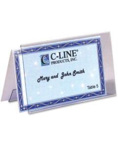 C-Line Tent Card - For Laser, Inkjet Print - Letter - 8.50in x 11in - 160 / Box - White"