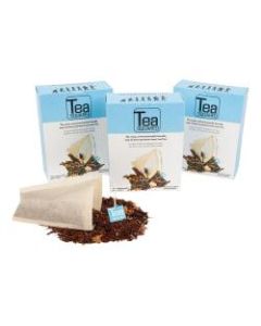 Tea Squared Paper Tea Bag Filters, Natural, 100 Filters Per Box, Pack Of 12 Boxes