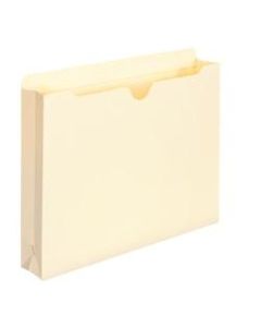 Smead Expanding File Jackets, Letter Size, 2in Expansion, 100% Recycled, Manila, Box Of 50