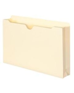Smead Expanding File Jackets, Legal Size, 2in Expansion, 100% Recycled, Manila, Box Of 50