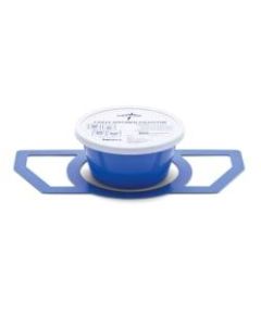 Medline Specimen Collector Pans, 2 Pieces, 1,200 mL, Blue, Pack Of 100