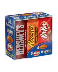Hershey’s Candy Bar Variety Pack, 1.5 Oz, Box Of 18