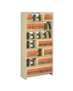 Tennsco Snap-Together Open Shelving Unit, 88inH x 36inW x 12inD, Sand
