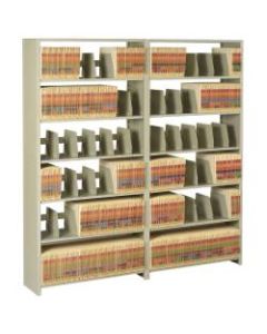 Tennsco Add-On Unit For 88inH File Shelving Unit, Sand