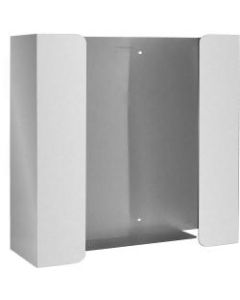 Alpine Double Glove Box Holder, 11-1/16inH x 11-3/16inW x 3-13/16inD, Silver