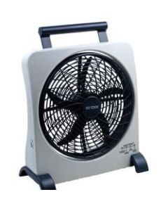O2 Cool Portable 2-Speed Fan, Gray