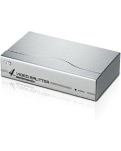 Aten 4 port Video Splitter - 1 x Computer, 4 x Monitor - 1920 x 1440 @ 60Hz - SVGA, XGA