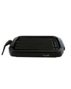 MegaChef Dual Surface Reversible Indoor Grill And Griddle, Black