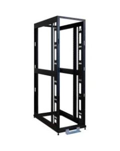 Tripp Lite 42U 4-Post Open Frame Rack Cabinet 36in Depth No Sides, Drs, Roof - 42U Rack Height x 19in Rack Width - Black - 3000 lb Dynamic/Rolling Weight Capacity - 3000 lb Static/Stationary Weight Capacity