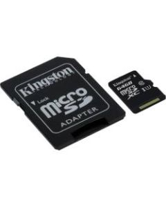 Kingston 64 GB Class 10/UHS-I microSDXC - 1 Pack - 45 MB/s Read