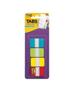 Post-it Tabs With On-The-Go Dispenser, 1in, Assorted Colors, Pack Of 88 Tabs