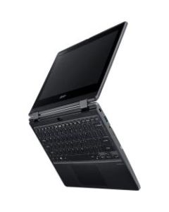Acer TravelMate Spin B3 TMB311R-31 - Flip design - Celeron N4020 / 1.1 GHz - Win 10 Home 64-bit - 4 GB RAM - 64 GB eMMC - 11.6in AHVA touchscreen 1366 x 768 (HD) - UHD Graphics 600 - Wi-Fi 5, Bluetooth - shale black - kbd: US International