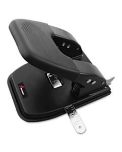 SKILCRAFT Heavy-Duty 2-Hole Paper Punch, 3inH x 4 2/3inW x 6 1/10inD, Black (AbilityOne 7520-01-620-3314)