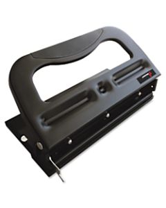 SKILCRAFT Heavy-Duty 3-Hole Paper Punch, 3inH x 5 1/2inW x 10 4/5inD, Black (AbilityOne 7520-01-620-3315)