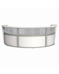 Linea Italia, Inc 3-Unit 143inW Curved Reception Desk, White