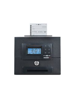 Pyramid Time Systems 5000 Heavy Duty Auto Totaling Time Clock - Card Punch/Stamp - 100 Employees - Day, Week, Bi-weekly, Semi-monthly, Month Record Time