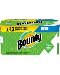 Bounty Select-A-Size 2-Ply Paper Towels, 83 Sheets Per Roll, Pack Of 8 Rolls